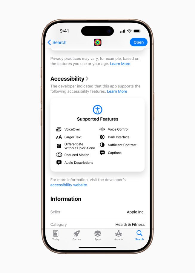 Página de aplicativo na App Store em material de divulgação de 2025. Imagem de arquivo.